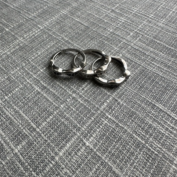 Sterling silver and multi diamond rings 🖤🤍🤎 - Picture 5 of 5